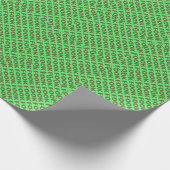 フックグリーンマットラッピング紙 ラッピングペーパー (角)