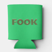 フックグリーン缶クーラー2側 缶クーラー (裏面)