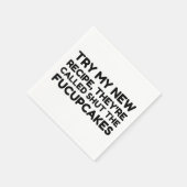 フックケーキの引用文を閉おもしろいじる スタンダードカクテルナプキン (角)