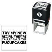 フックケーキの引用文を閉おもしろいじる セルフインキングスタンプ (インサイチュ)