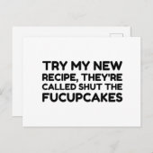 フックケーキの引用文を閉おもしろいじる ポストカード (正面/裏面)