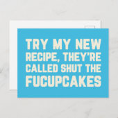 フックケーキの引用文を閉おもしろいじる ポストカード (正面/裏面)