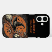 フックショーな魔女のレトロな雰囲気ただそれだけ Case-Mate iPhoneケース (裏面 (横))