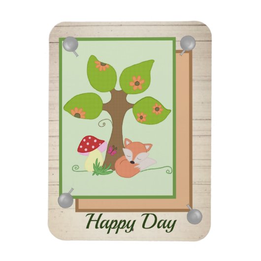 フックスのアンタームバウム マグネット (縦)