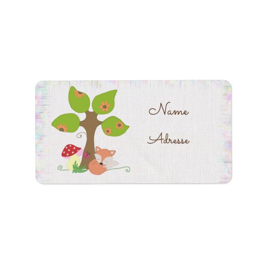 フックスのアンタームバウム ラベル (正面)