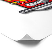 フック及びはしご消防車 ポスター (角)