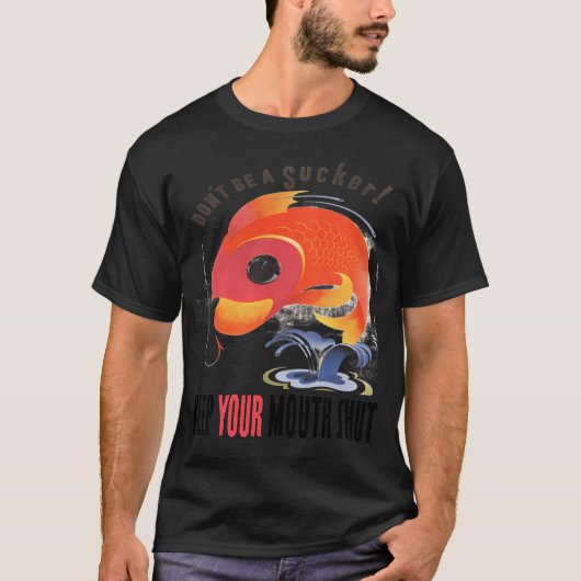 フック, アメリカ釣り針 Tシャツ (正面)