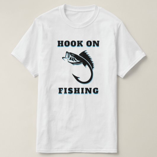フック オン フィッシング Tシャツ (デザイン正面)