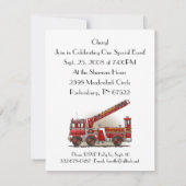 フック&ラダー消防車 招待状 (裏面)