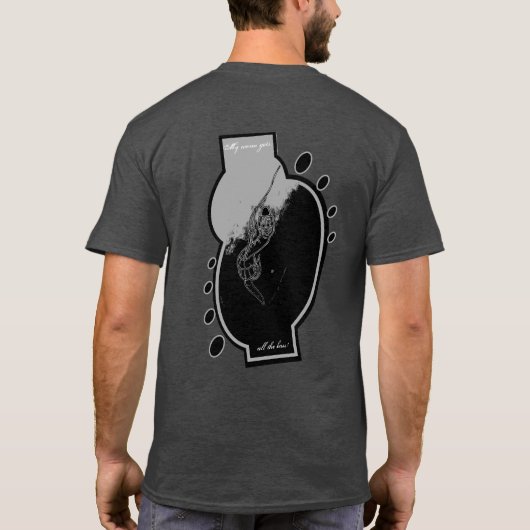 フックTシャツ Tシャツ (裏面)