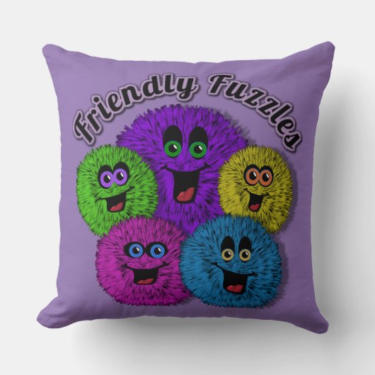 フッツレフレンドリーキュートクリーチャー装飾用クッション クッション (正面)