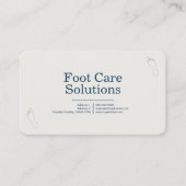 フットケアソリューションズ 名刺 (正面)