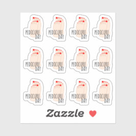 フットケア予約 ネイルケア リマインダー プランナー シール