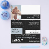 フットケア ポートレート, 足病クリニック, 足病医 チラシ (シングル)