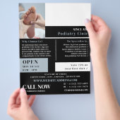 フットケア ポートレート, 足病クリニック, 足病医 チラシ (手)