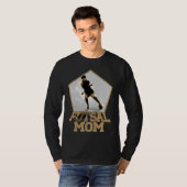 フットサルをプレーするママ Tシャツ (正面フル)
