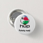 フットッ遠くにク！ハンバーティスのピンまたはバッジ 缶バッジ (正面&裏面)