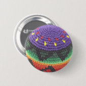 フットバッグ足サック写真 缶バッジ (正面&裏面)