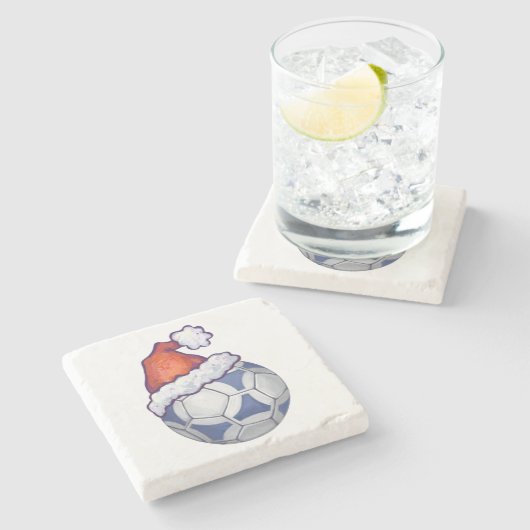 フットバルクリスマス ストーンコースター (横)