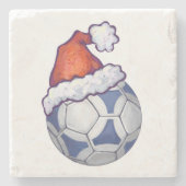 フットバルクリスマス ストーンコースター (正面)