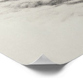 フットパスと木スケッチ、ヴィンテージエッチング、鉛筆 ポスター (角)