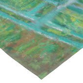 フットブリッジ日本のクロードモネ印象派 テーブルクロス (アングル)