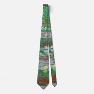 フットブリッジ日本のクロードモネ印象派 ネクタイ