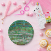 フットブリッジ日本のクロードモネ印象派 ペーパープレート (パーティー)