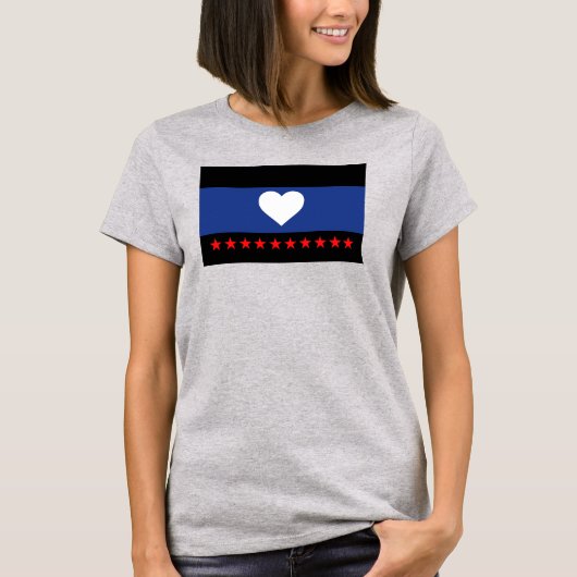 フットプライドフラッグ Tシャツ (正面)