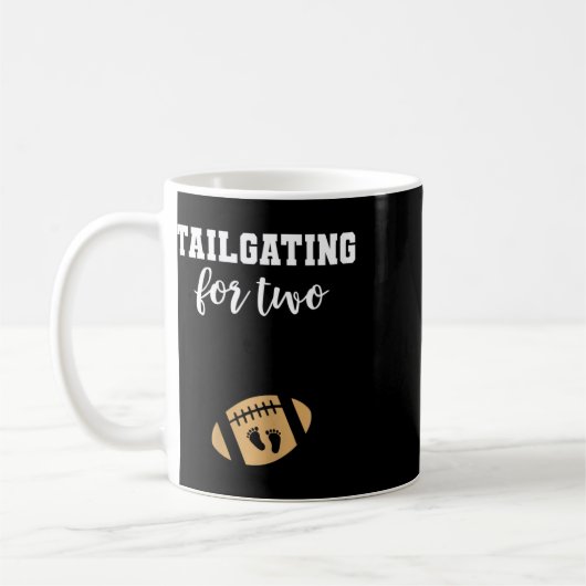 フットプラン妊娠アナウンスメント秋バイリビール コーヒーマグカップ (左)