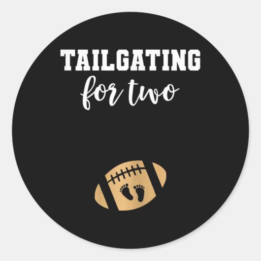 フットプラン妊娠アナウンスメント秋バイリビール ラウンドシール (正面)