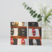 フットプリントシューはがき ポストカード (スタンド正面)