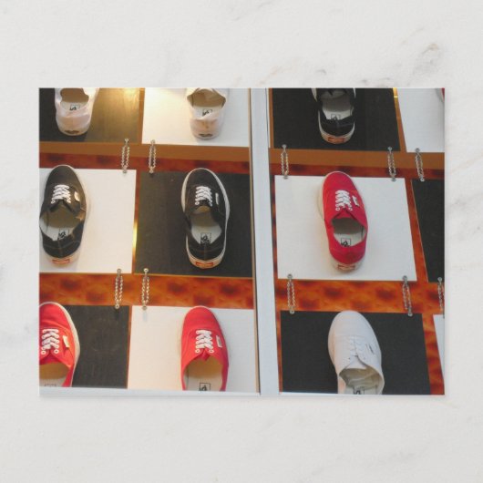 フットプリントシューはがき ポストカード (正面)