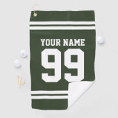 フットボカスタムール·ジャージー·ストライプのゴルフ·タオル ゴルフタオル (インサイチュ)