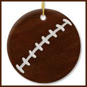 フットボパーソナライズされたールクリスマスオーナメント セラミックオーナメント