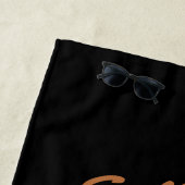 フットボパーソナライズされたール選手チーム番号ヘルメット ビーチタオル (インサイチュ)