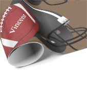 フットボパーソナライズされたール ラッピングペーパー (ロールコーナー)