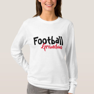 フットボールおばあちゃん サッカーの孫ギフト Tシャツ