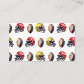 フットボールおむつラッフルチケットエンクロージャカード エンクロージャーカード (裏面)