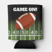 フットボールおよびフィールド・ヤード・ライン 缶クーラー (裏面)