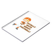 フットボールが大好き ノートブック (左側)