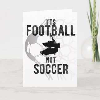 フットボールじゃない、サッカーTシャツ カード
