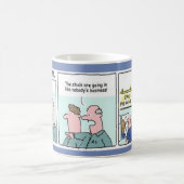 フットボールで行くスタッド コーヒーマグカップ (中央)