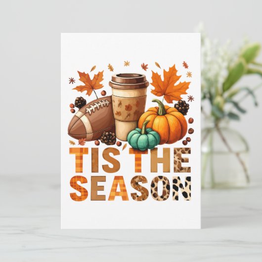 フットボールとコーヒーの季節です 招待状 (スタンド正面)