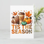 フットボールとコーヒーの季節になりました 招待状 (スタンド正面)