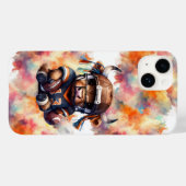 フットボールとハイランドカウ Case-Mate iPhoneケース (裏面 (横))