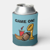 フットボールとフードの試合 缶クーラー (缶正面)