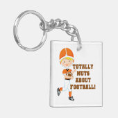 フットボールについて全くくだらない キーホルダー (正面左)