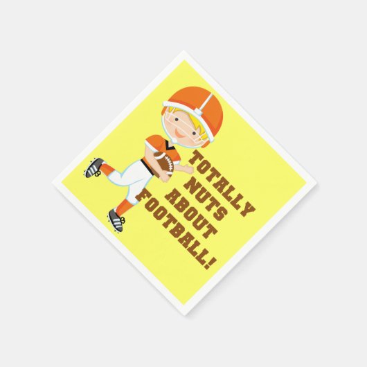 フットボールについて全くくだらない スタンダードカクテルナプキン (角)