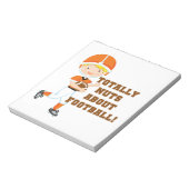 フットボールについて全くくだらない ノートパッド (回転)